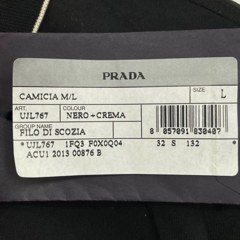 Prada Prada Pocket Label Letter Shirt - dmc Size US L / EU 52-54 / 3 - 6 Thumbnail