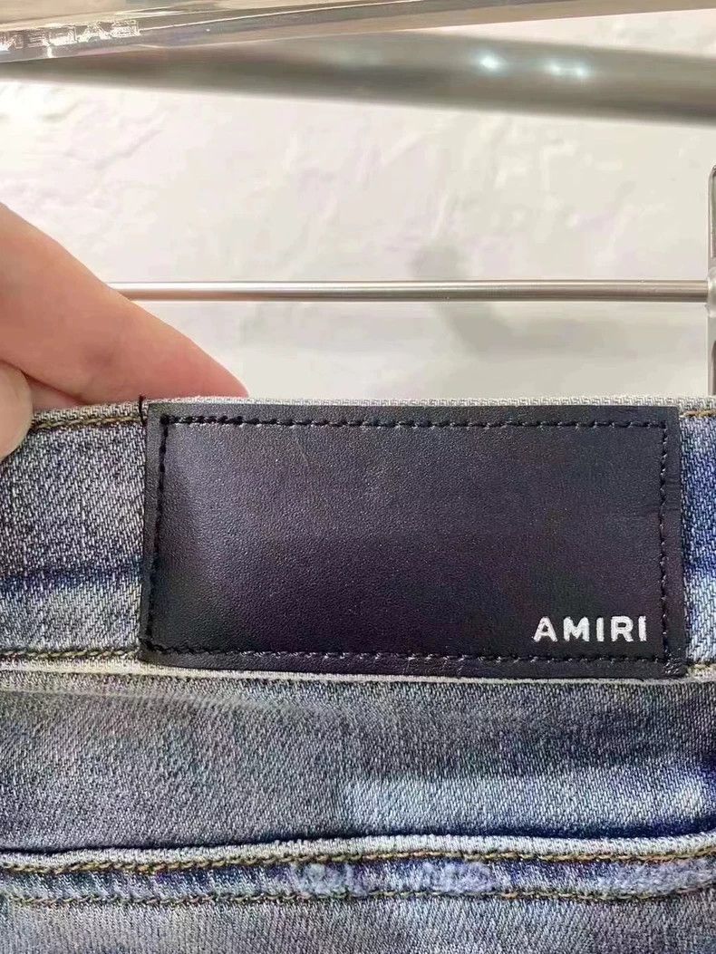 Amiri AMIRI Washed Blue Ripped Denim Jeans - dmc Size US 29 - 5 Thumbnail