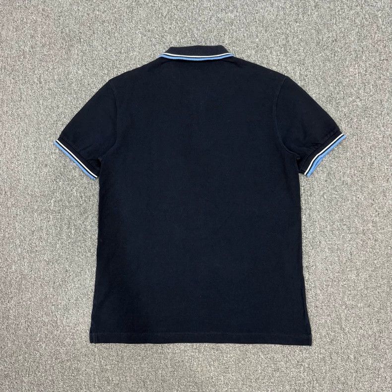 Prada Prada Navy Blue Short-Sleeve Polo Shirt Size M Like New - dmc Size US M / EU 48-50 / 2 - 2 Thumbnail