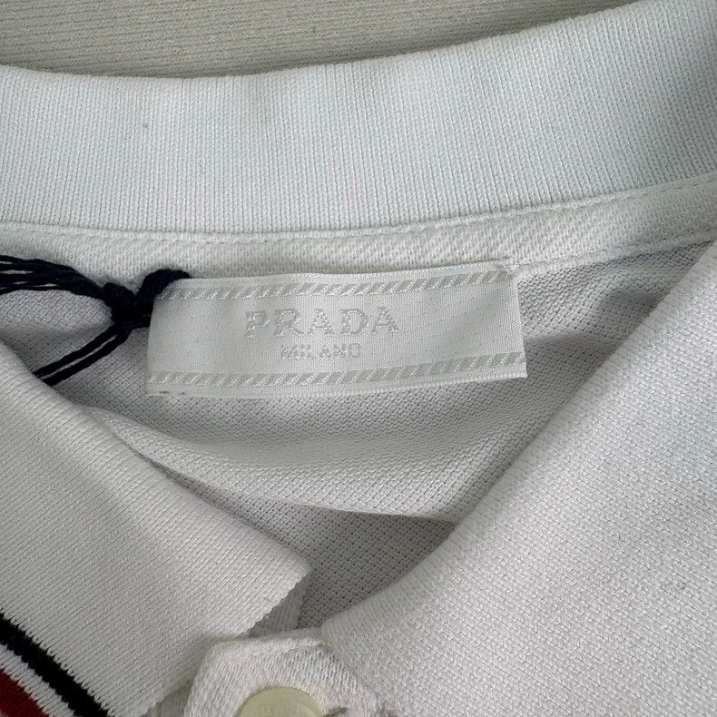 Prada PRADA Short Sleeve Piqué Polo Shirt XXL - dmc Size US XXL / EU 58 / 5 - 3 Thumbnail