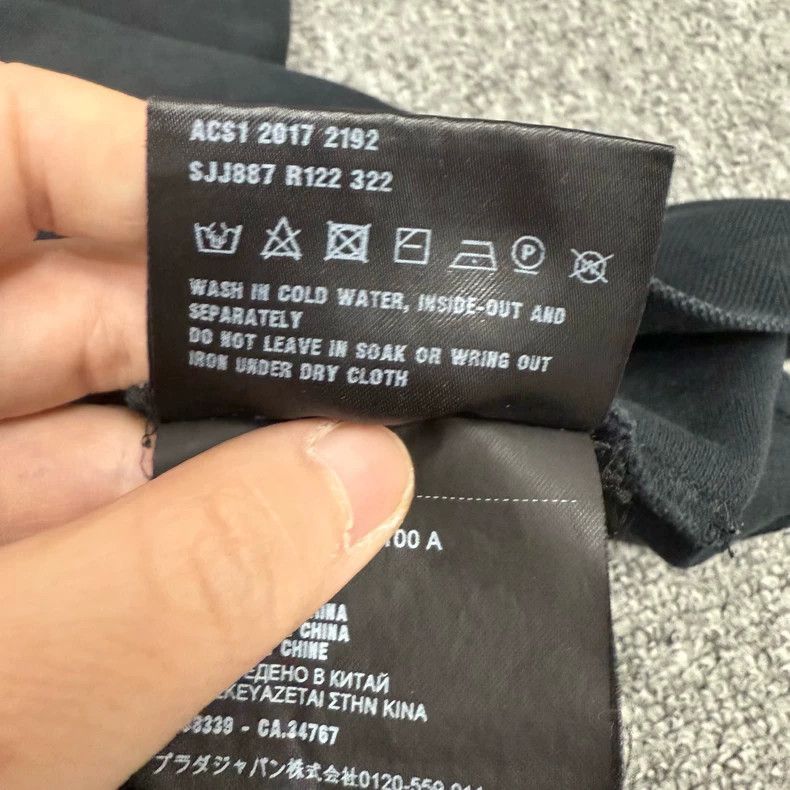 Prada Prada Black Logo Short Sleeve Polo - dmc Size US L / EU 52-54 / 3 - 5 Thumbnail