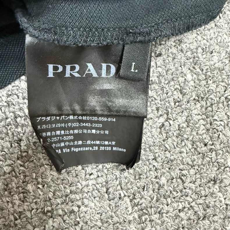 Prada Prada Black Logo Short Sleeve Polo - dmc Size US L / EU 52-54 / 3 - 4 Thumbnail