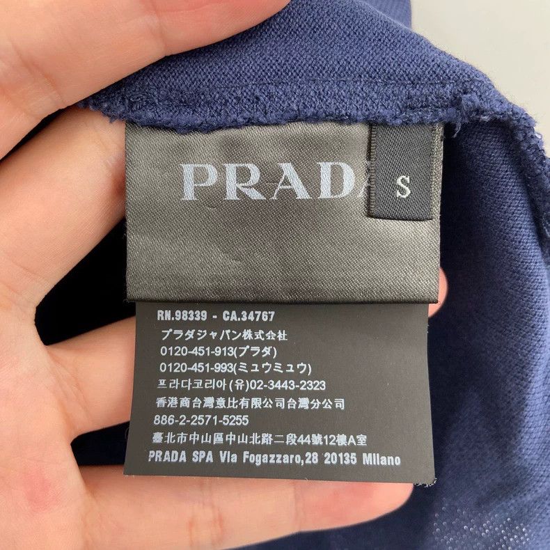 Prada Prada Navy Blue Polo Short Sleeve - dmc Size US S / EU 44-46 / 1 - 4 Thumbnail