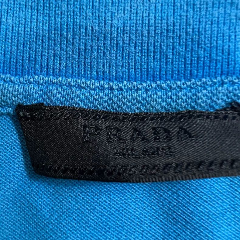 Prada Prada Blue Polo Shirt XXL - dmc Size US XXL / EU 58 / 5 - 3 Thumbnail