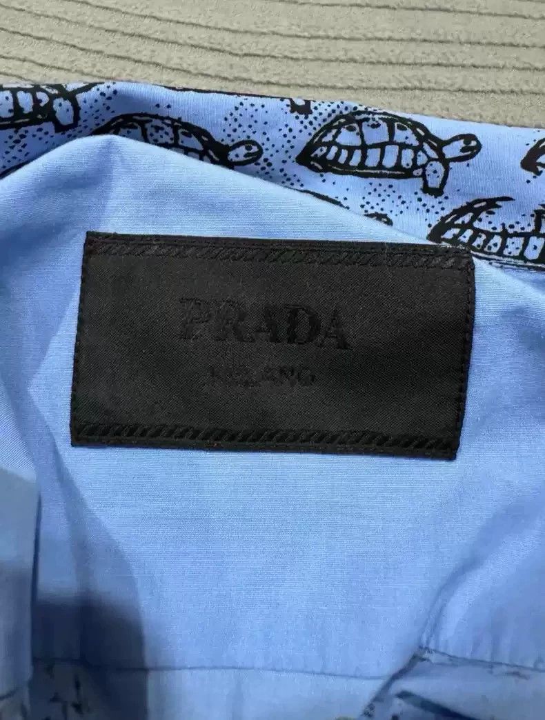 Prada Prada Turtle Print Short Sleeve Shirt - dmc Size US XL / EU 56 / 4 - 3 Thumbnail