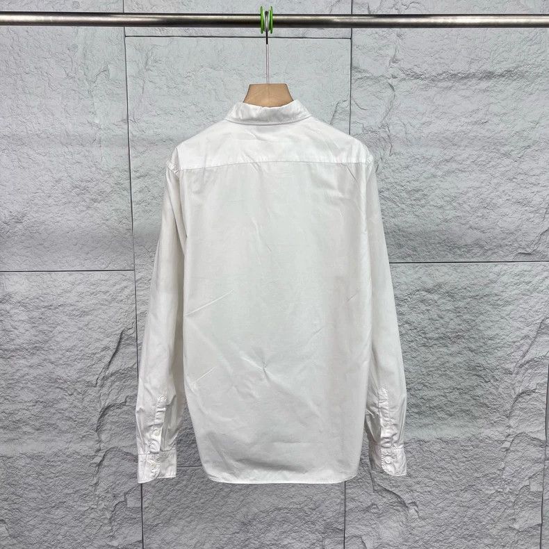 Prada Prada White Collared Long Sleeve Shirt - dmc Size US M / EU 48-50 / 2 - 2 Thumbnail