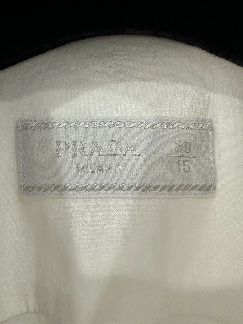 Prada Prada Men's White Classic Shirt - dmc Size US S / EU 44-46 / 1 - 4 Thumbnail
