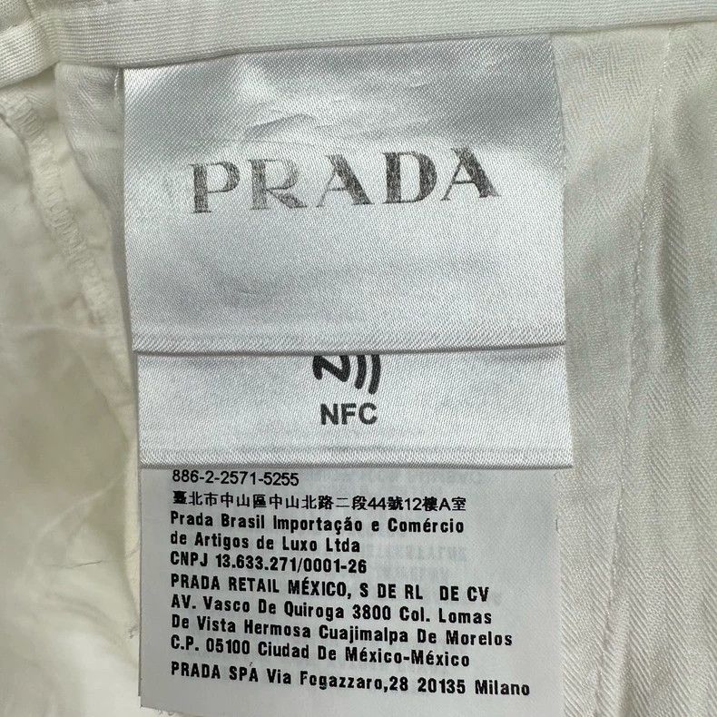 Prada PRADA Cotton Triangle Logo Casual Shorts - dmc Size US 31 - 5 Thumbnail