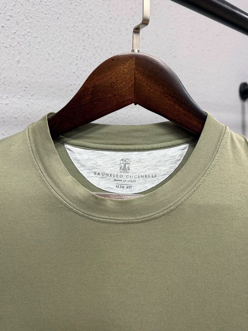 Brunello Cucinelli Brunello Cucinelli Green Double-Layer Tee - dmc Size US XS / EU 42 / 0 - 3 Thumbnail