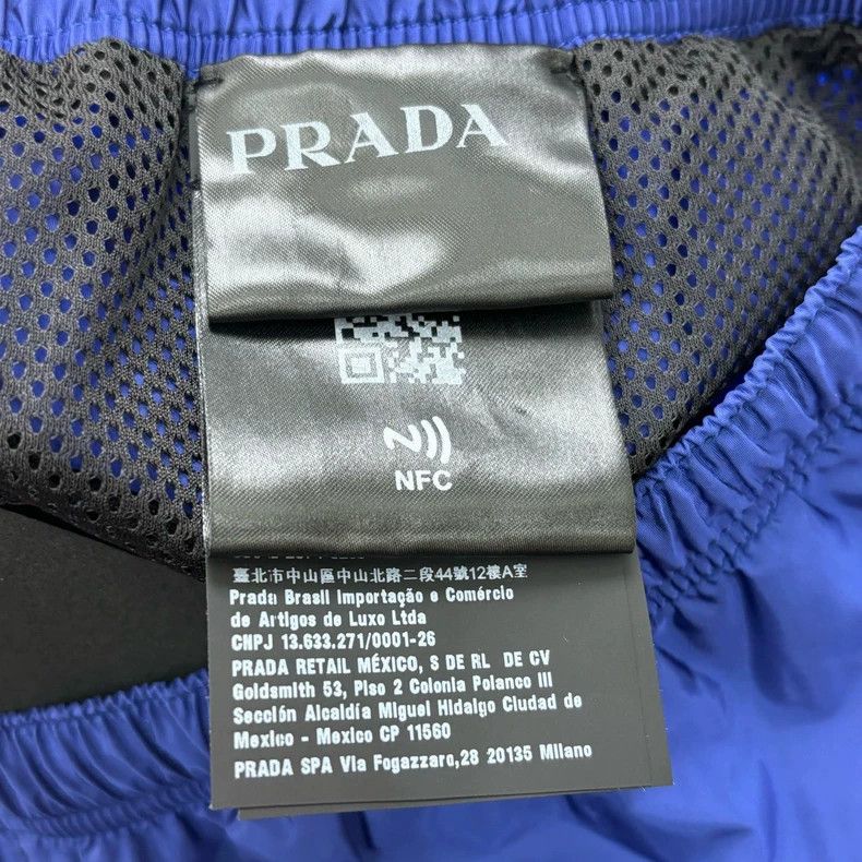 Prada PRADA Solid Logo Pleated Shorts - dmc Size US 31 - 5 Thumbnail