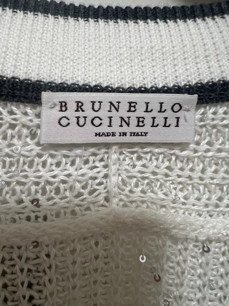 Brunello Cucinelli Brunello Cucinelli Sequin Sweater - dmc Size US M / EU 48-50 / 2 - 3 Thumbnail