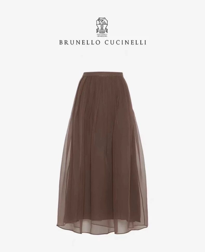 Brunello Cucinelli Brunello Cucinelli Classic Skirt - dmc Size US 38 / EU 54 - 5 Thumbnail