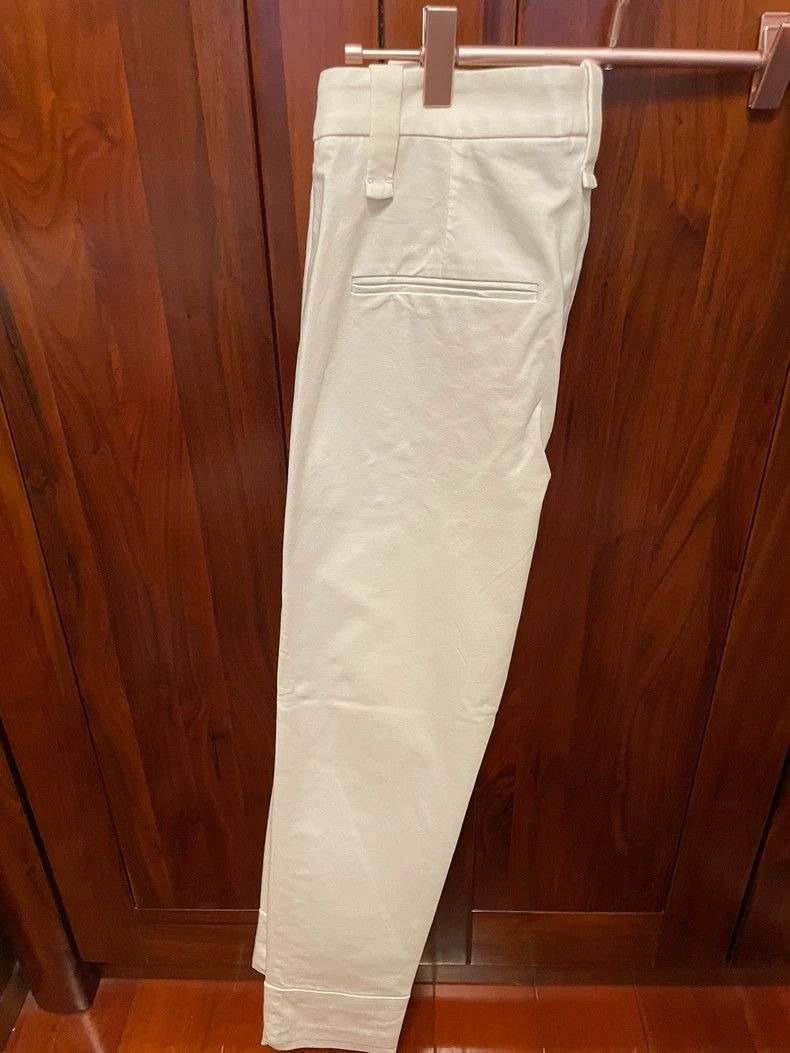 Brunello Cucinelli Brunello Cucinelli White Slim Fit Pants - dmc Size US 26 / EU 42 - 4 Thumbnail