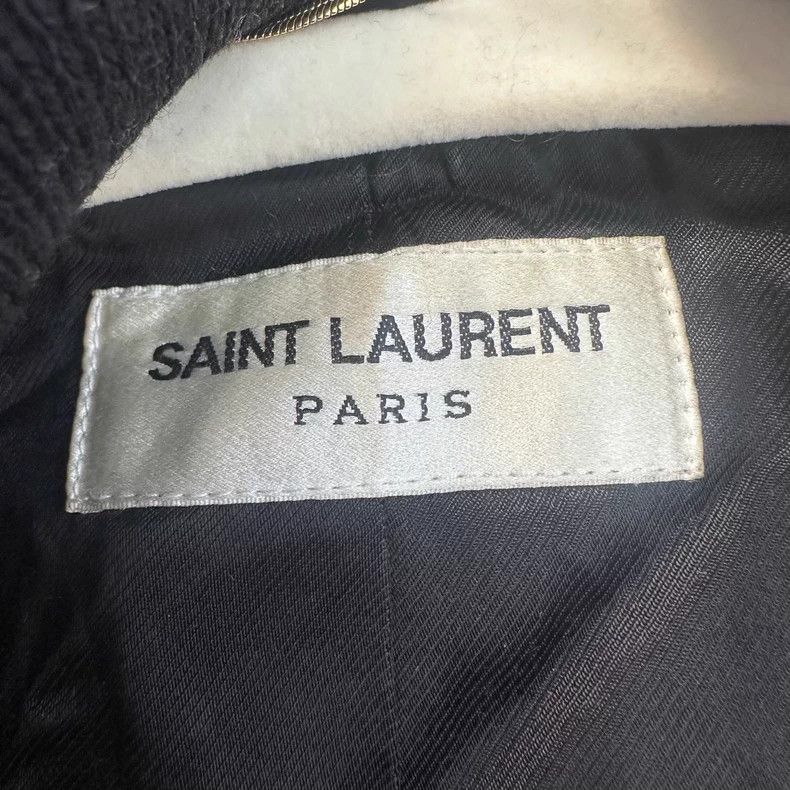 Saint Laurent Paris YSL Striped Wool Varsity Jacket - dmc Size US XS / EU 42 / 0 - 3 Thumbnail