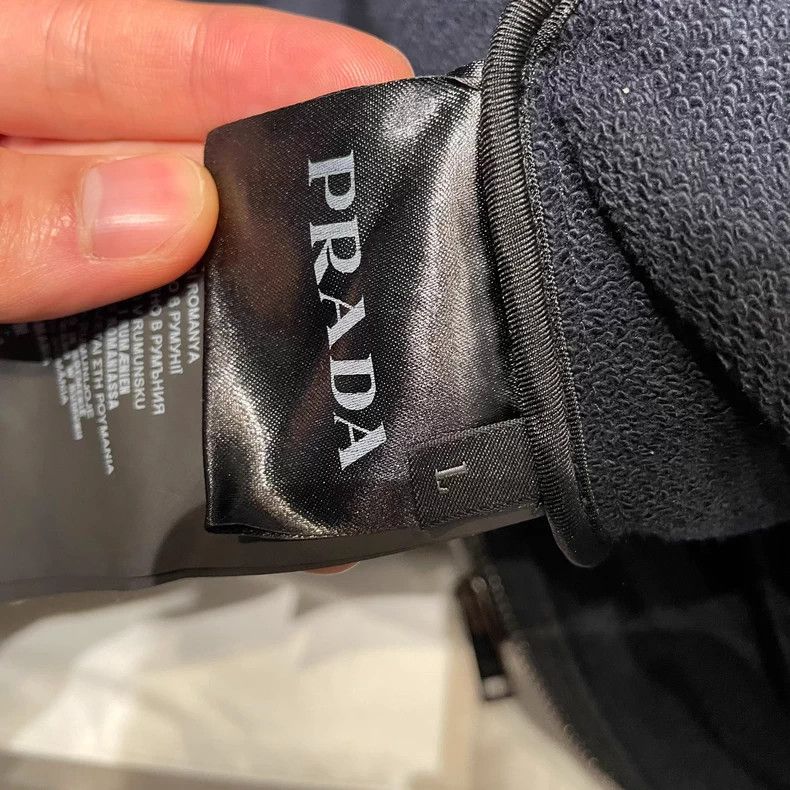 Prada Prada Blue Hoodie Sweatshirt L - dmc Size US L / EU 52-54 / 3 - 4 Thumbnail