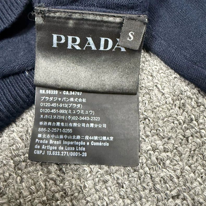 Prada Prada Navy Blue Turtleneck Wool Sweater - dmc Size US S / EU 44-46 / 1 - 4 Thumbnail