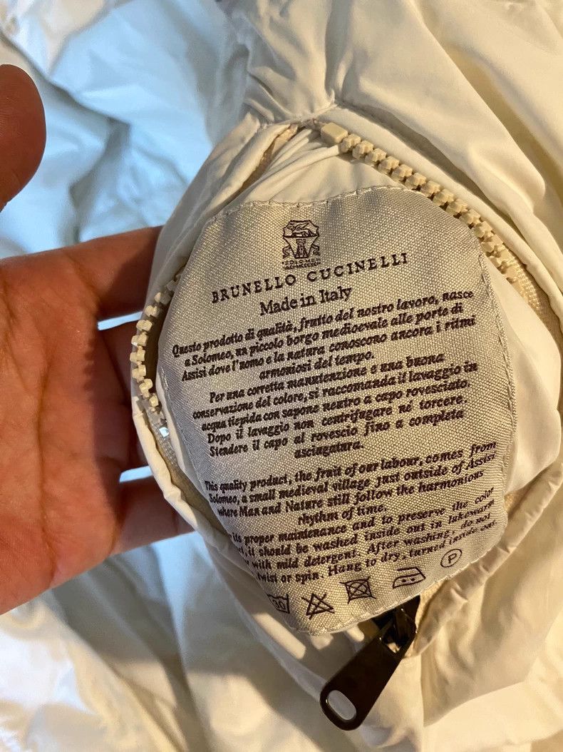 Brunello Cucinelli Brunello Cucinelli Pearl White Down Coat - dmc Size US M / EU 48-50 / 2 - 3 Thumbnail