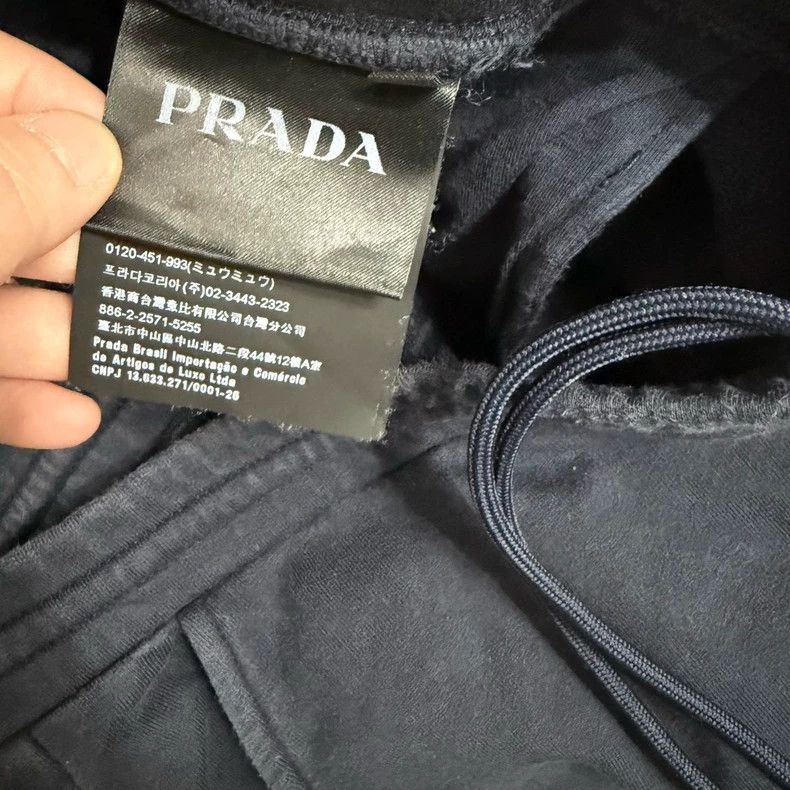 Prada Prada Blue Logo Back Casual Pants XL - dmc Size US 31 - 4 Thumbnail
