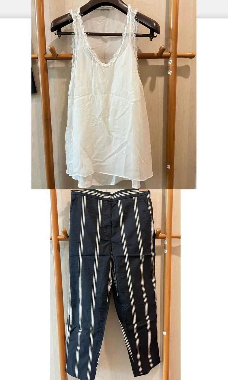 Brunello Cucinelli Brunello Cucinelli Sequin Casual Pants - dmc Size US 31 - 5 Thumbnail