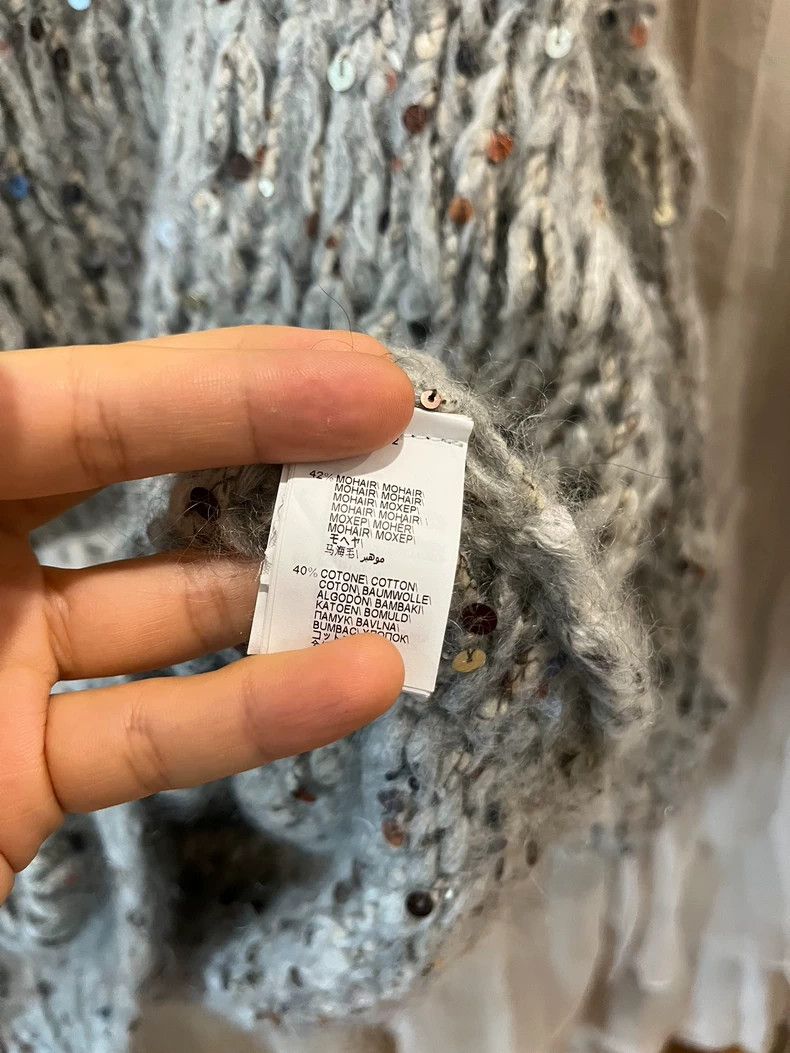 Brunello Cucinelli Brunello Cucinelli Sequin Mohair Sweater - dmc Size US S / EU 44-46 / 1 - 3 Thumbnail