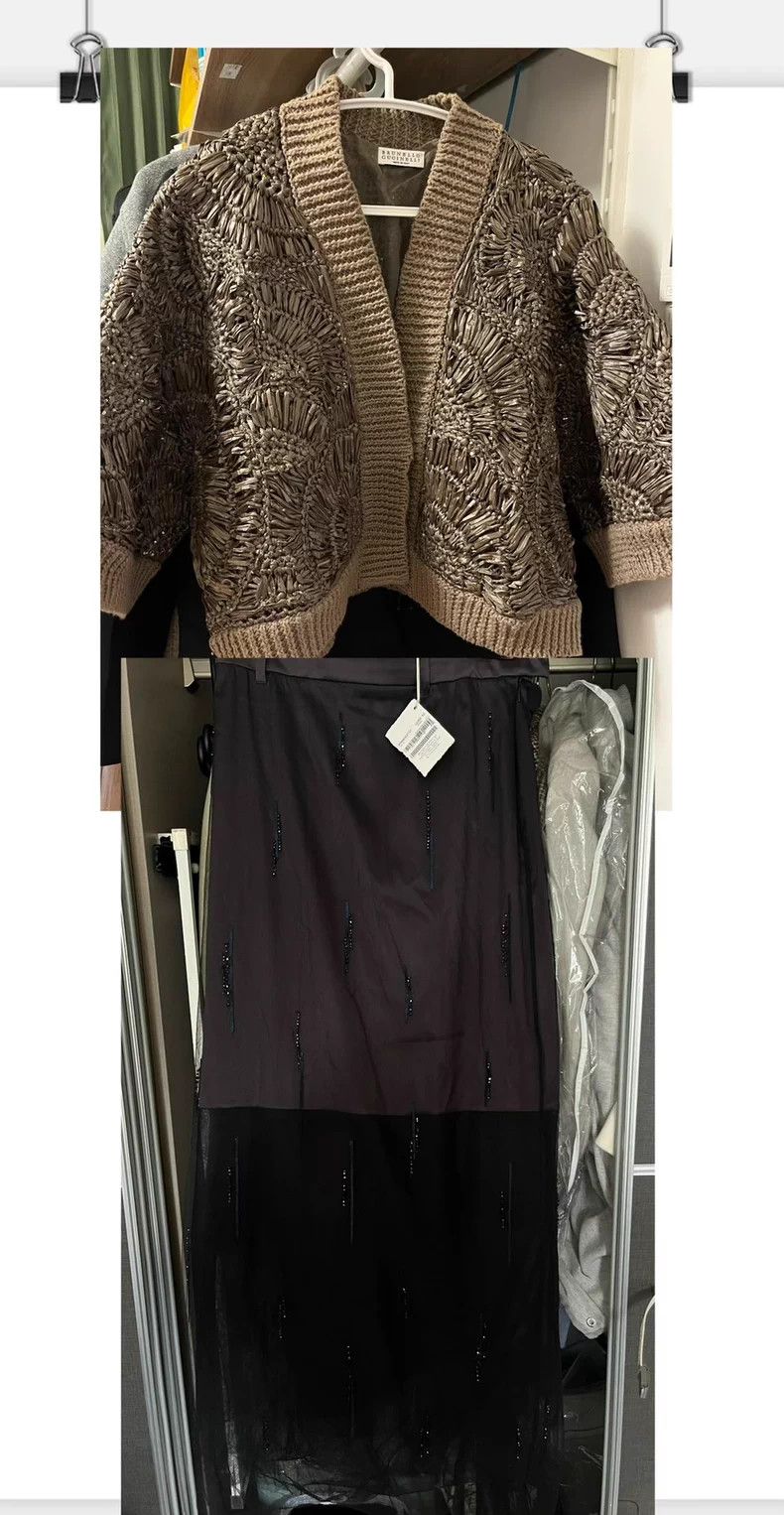 Brunello Cucinelli Brunello Cucinelli Opera Knit Cardigan - dmc Size US L / EU 52-54 / 3 - 6 Thumbnail
