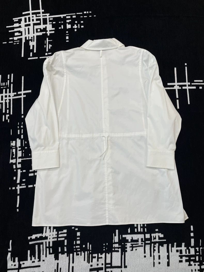 Hermes Hermes White Drawstring Shirt Dress - dmc Size US M / EU 48-50 / 2 - 3 Thumbnail