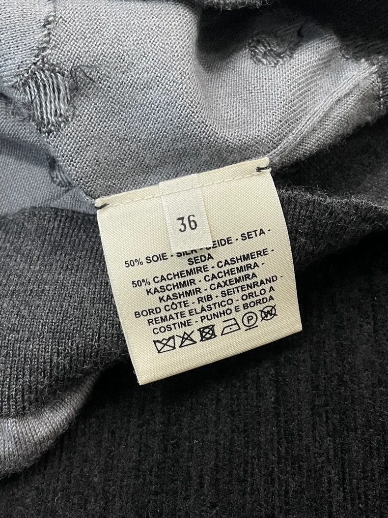 Hermes Hermes Gray Cashmere Knit Short-Sleeve Top - dmc Size US S / EU 44-46 / 1 - 4 Thumbnail