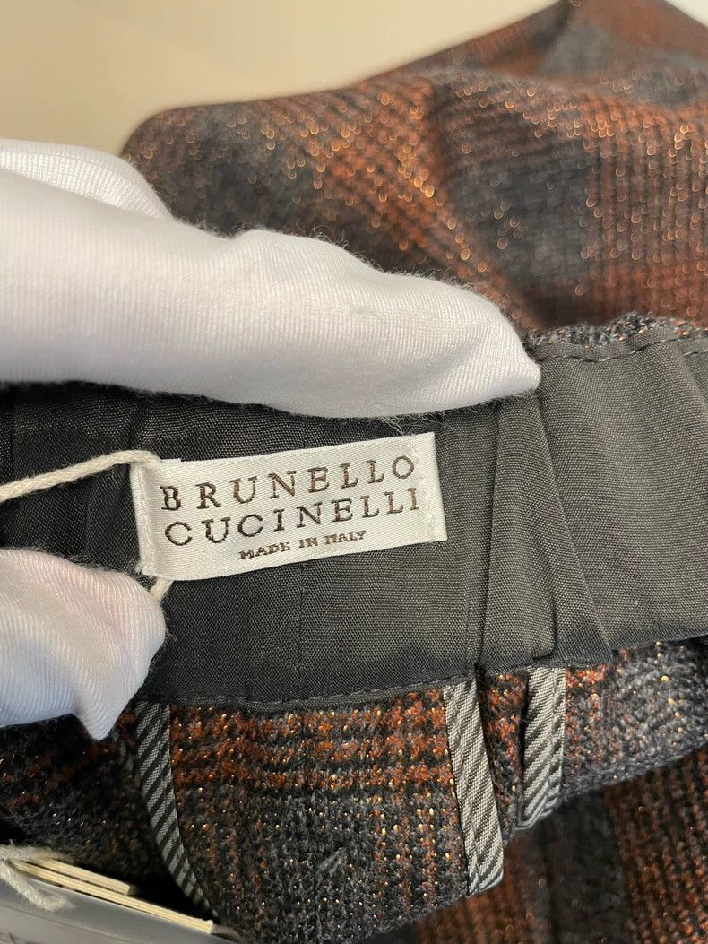 Brunello Cucinelli Brunello Cucinelli Wool Check Casual Pants - dmc Size US 31 - 5 Thumbnail