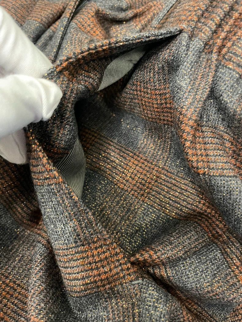 Brunello Cucinelli Brunello Cucinelli Wool Check Casual Pants - dmc Size US 31 - 7 Thumbnail