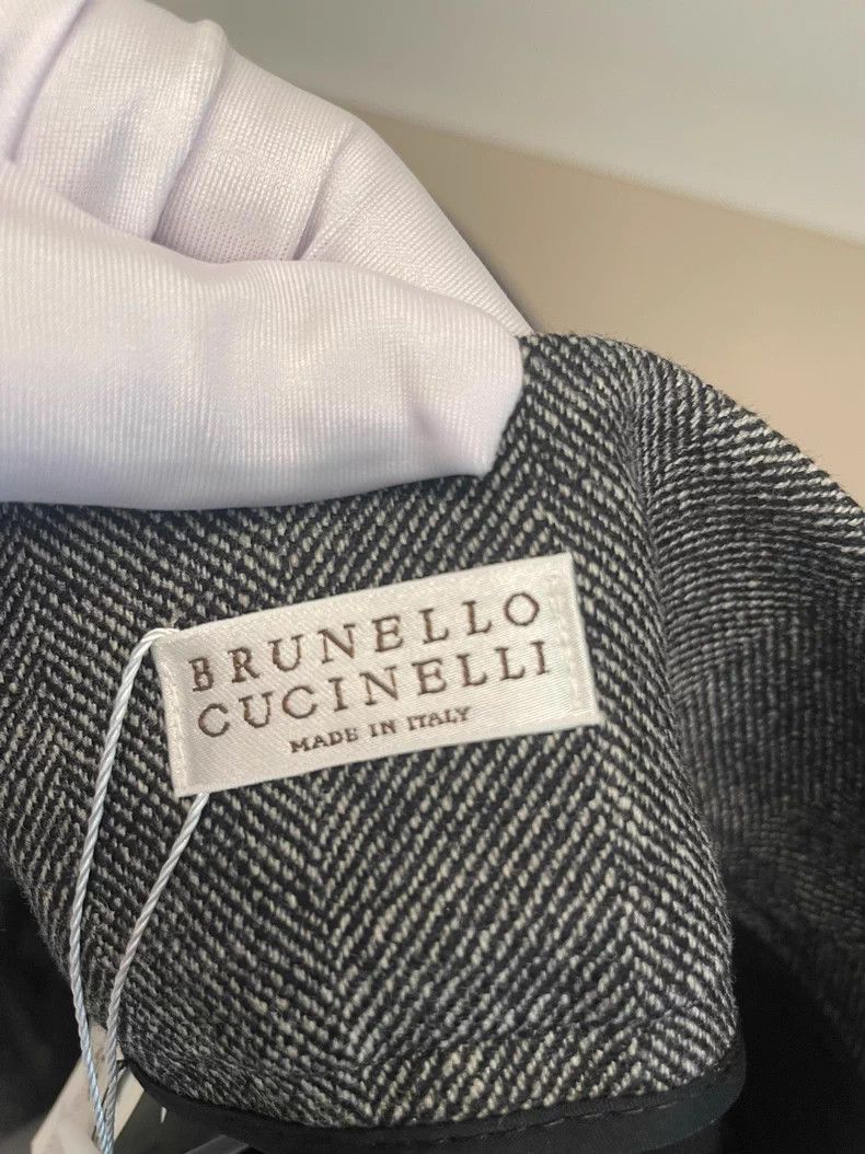 Brunello Cucinelli Brunello Cucinelli Gray Wool Skirt - dmc Size US 31 - 5 Thumbnail