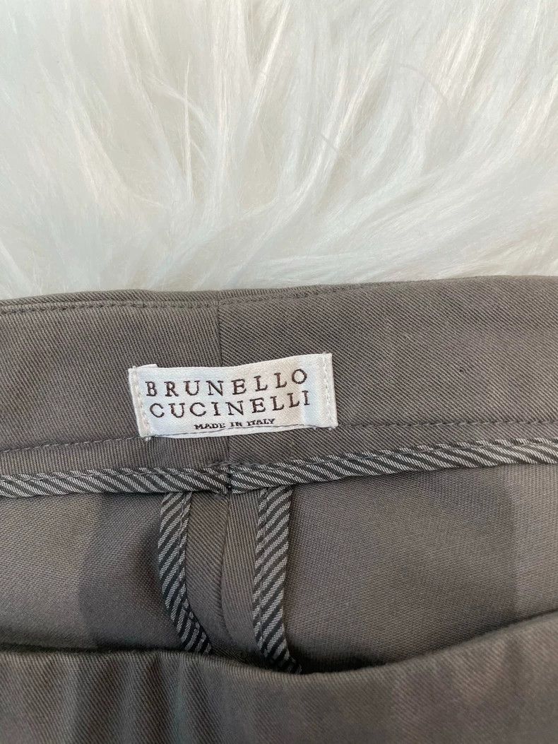Brunello Cucinelli Brunello Cucinelli Brown Cotton Pants - dmc Size US 34 / EU 50 - 3 Thumbnail