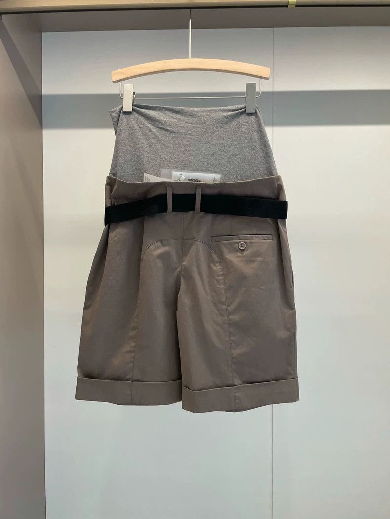 Brunello Cucinelli Brunello Cucinelli Gray Cotton Casual Shorts - dmc Size US 31 - 2 Thumbnail