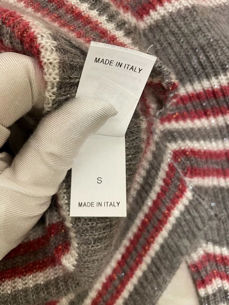 Brunello Cucinelli Brunello Cucinelli Striped Sweater S - dmc Size US S / EU 44-46 / 1 - 8 Thumbnail
