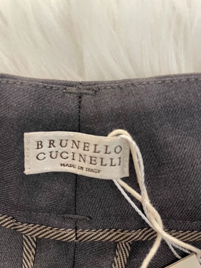 Brunello Cucinelli Brunello Cucinelli Wool Casual Pants - dmc Size US 36 / EU 52 - 3 Thumbnail