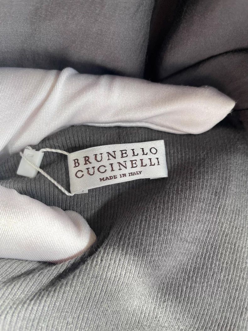 Brunello Cucinelli Brunello Cucinelli Brown Cotton Dress S - dmc Size US S / EU 44-46 / 1 - 7 Thumbnail