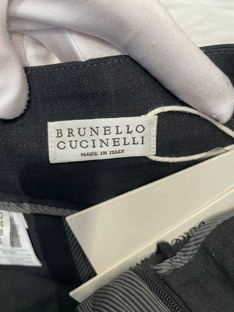 Brunello Cucinelli Brunello Cucinelli Black Wool Trousers - dmc Size US 36 / EU 52 - 5 Thumbnail