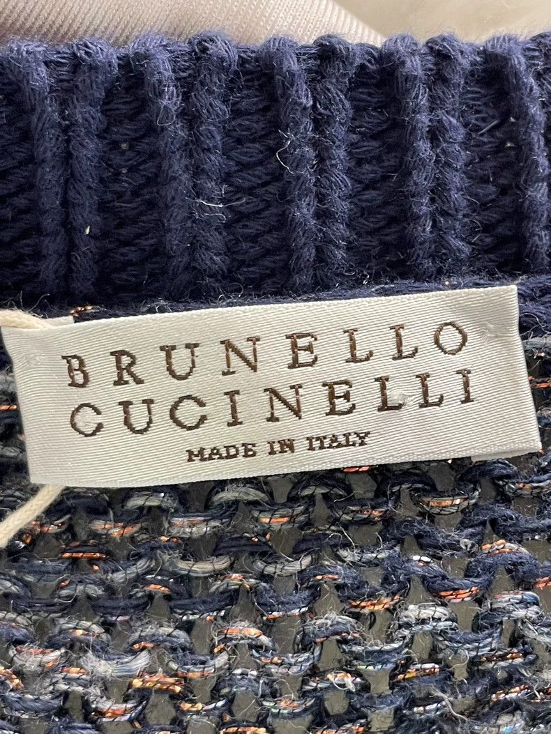 Brunello Cucinelli Brunello Cucinelli Striped Linen Cardigan M - dmc Size US M / EU 48-50 / 2 - 5 Thumbnail