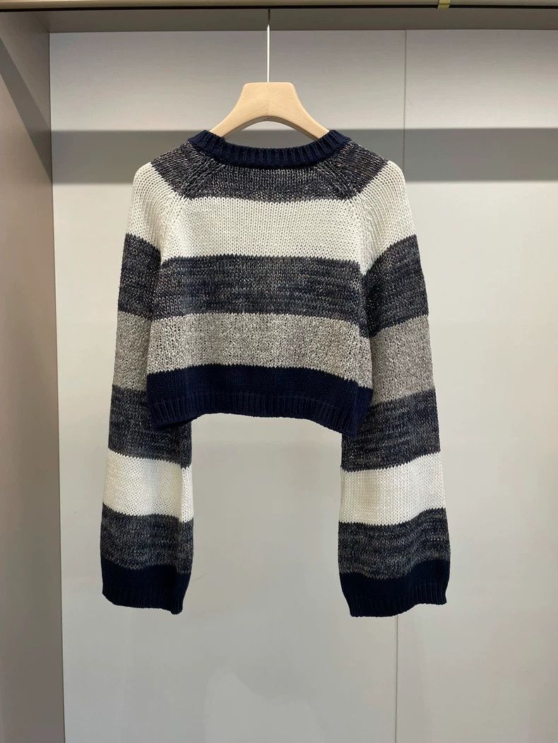 Brunello Cucinelli Brunello Cucinelli Striped Linen Cardigan M - dmc Size US M / EU 48-50 / 2 - 2 Thumbnail