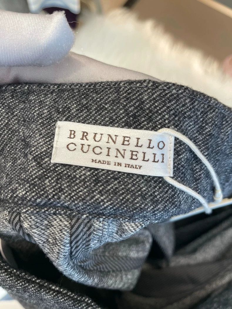 Brunello Cucinelli Brunello Cucinelli Wool Casual Pants - dmc Size US 31 - 3 Thumbnail