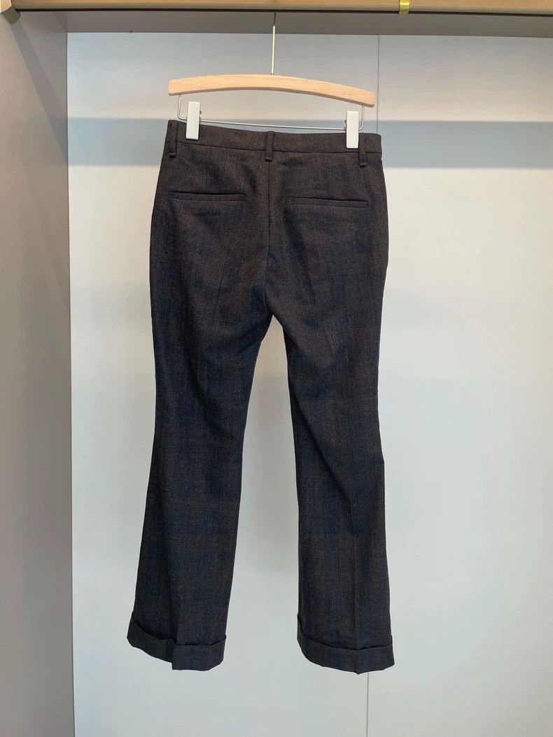 Brunello Cucinelli Brunello Cucinelli Beaded Wool Pants - dmc Size US 34 / EU 50 - 2 Thumbnail
