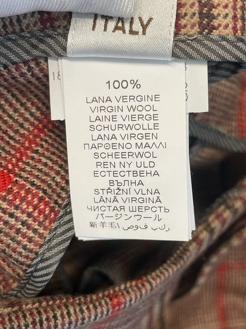 Brunello Cucinelli Brunello Cucinelli Plaid Wool Trousers - dmc Size US 34 / EU 50 - 4 Thumbnail