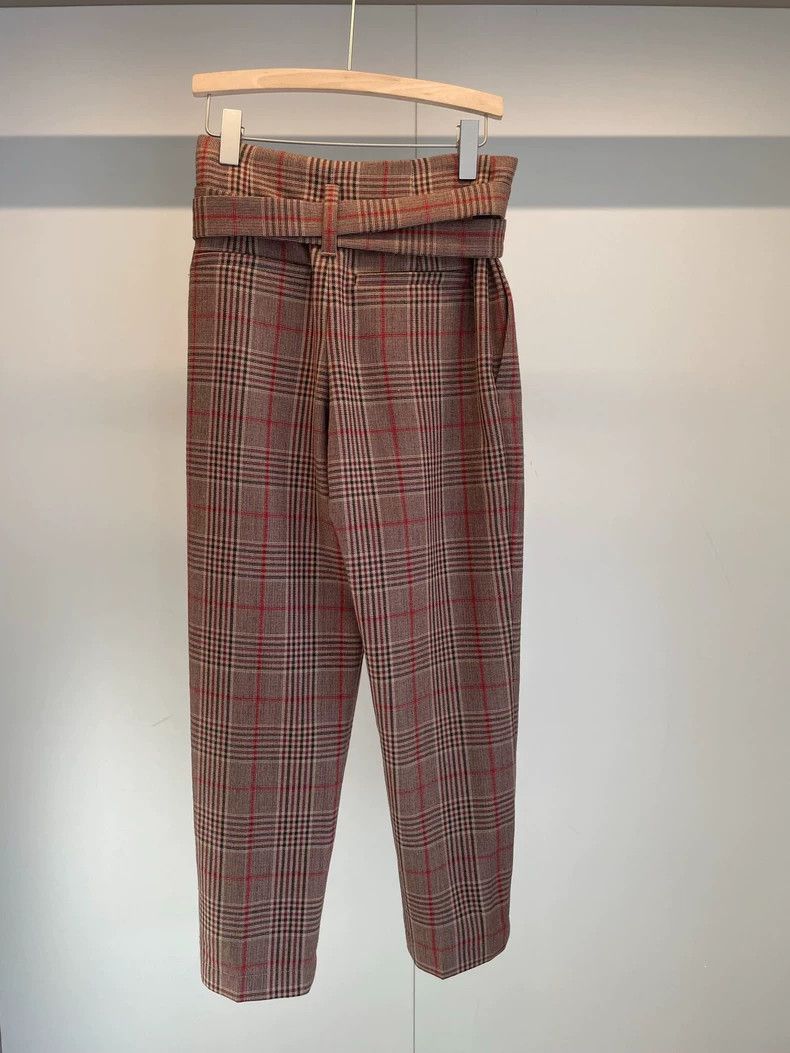 Brunello Cucinelli Brunello Cucinelli Plaid Wool Trousers - dmc Size US 34 / EU 50 - 2 Thumbnail