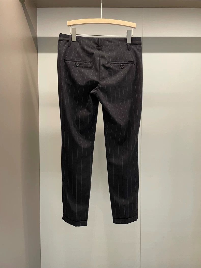 Brunello Cucinelli Brunello Cucinelli Wool Striped Pants - dmc Size US 31 - 2 Thumbnail