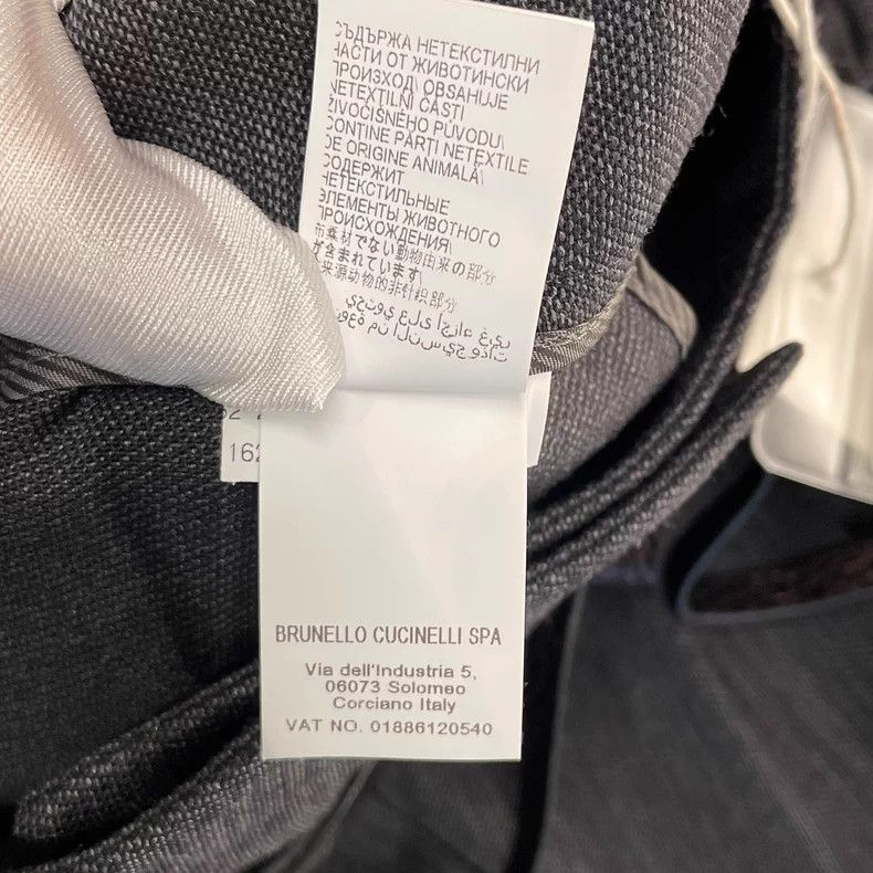 Brunello Cucinelli Brunello Cucinelli Gray Straight Pants - dmc Size US 38 / EU 54 - 9 Thumbnail