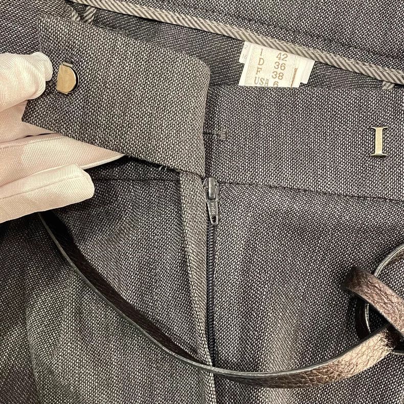 Brunello Cucinelli Brunello Cucinelli Gray Straight Pants - dmc Size US 38 / EU 54 - 8 Thumbnail