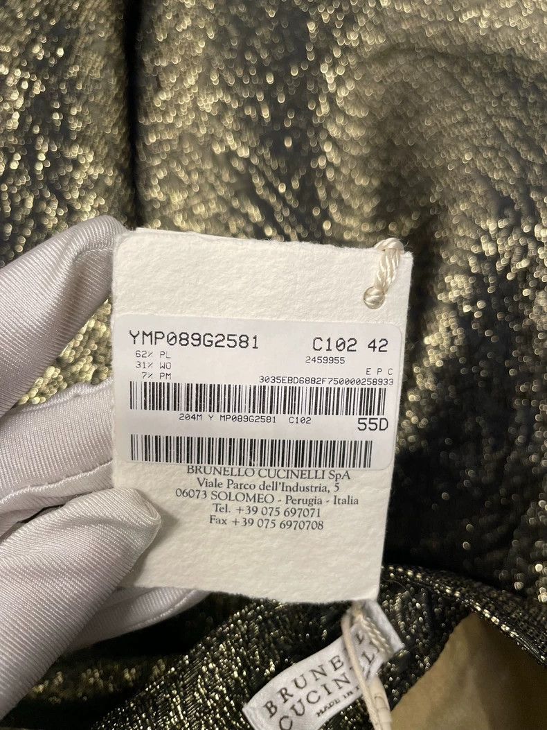 Brunello Cucinelli Brunello Cucinelli Green Silk Skirt F38 - dmc Size US 38 / EU 54 - 5 Thumbnail