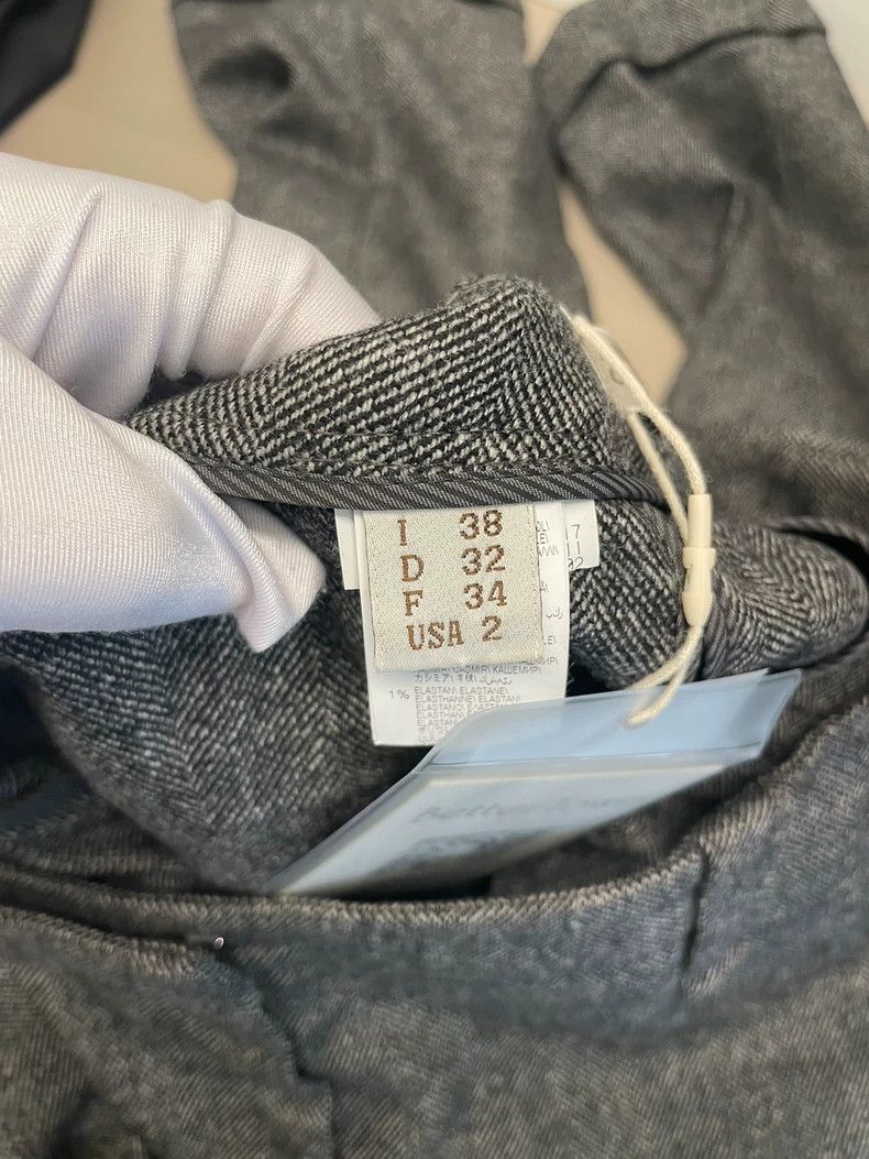 Brunello Cucinelli Brunello Cucinelli Gray Wool Trousers F34 - dmc Size US 34 / EU 50 - 6 Thumbnail