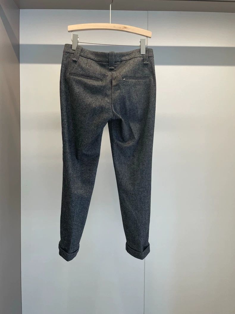 Brunello Cucinelli Brunello Cucinelli Gray Wool Trousers F34 - dmc Size US 34 / EU 50 - 2 Thumbnail