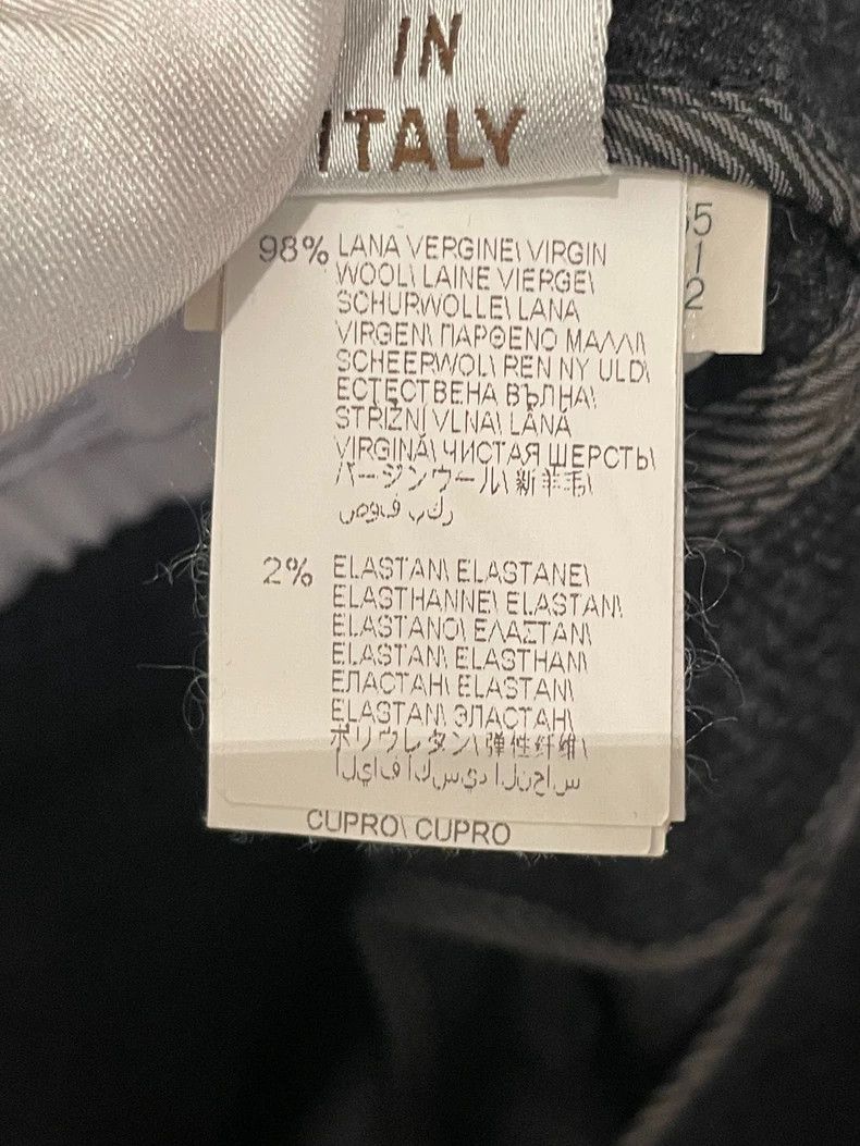 Brunello Cucinelli Brunello Cucinelli Black Wool Wide-Leg Pants - dmc Size US 38 / EU 54 - 8 Thumbnail