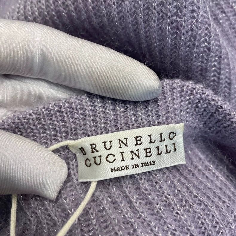 Brunello Cucinelli Brunello Cucinelli Purple Sweater S - dmc Size US S / EU 44-46 / 1 - 3 Thumbnail